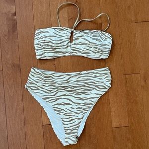 Aerie animal print bikini